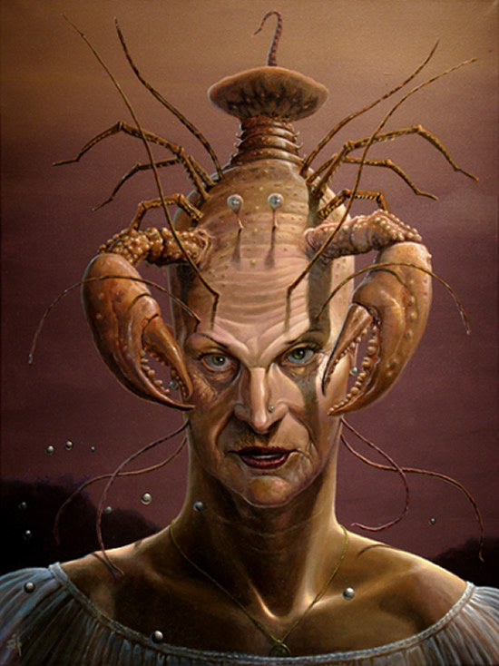 surrealism paintings by ole fick